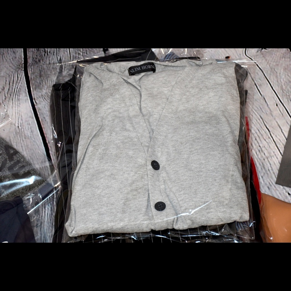 Slim Horse Mens Long Sleeve Button Up Shirt